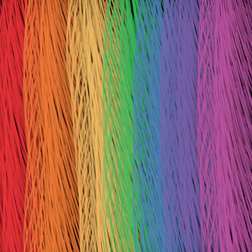 Rainbow Fur/Wood Grain