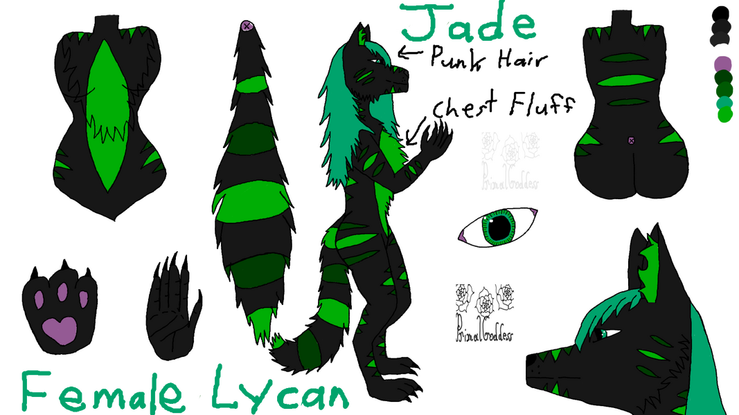 Jade Ref [My own OC]