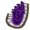 Amethyst Geode Pixel Art