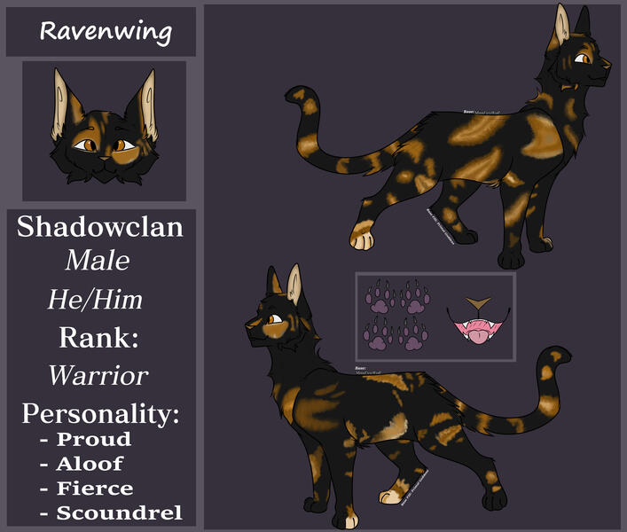 Ravenwing Ref Base Fill Commission - LioranCrest